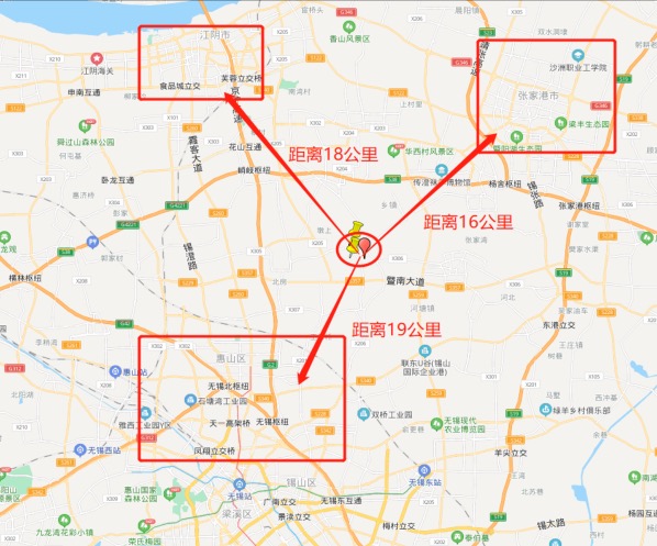  华东地区无锡江阴130亩工业用地